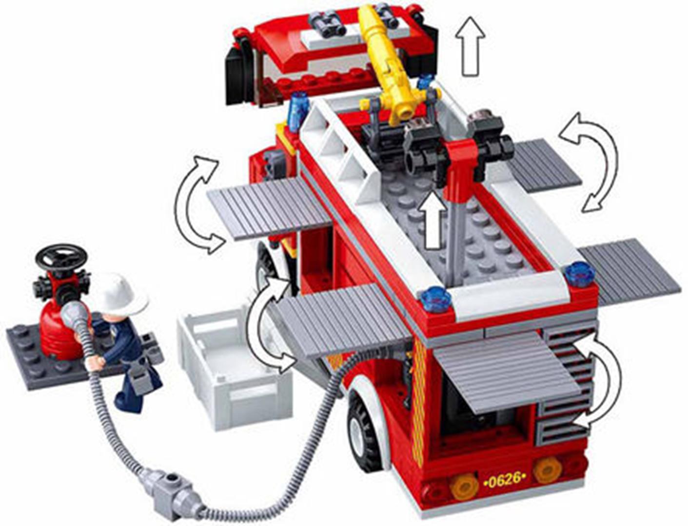 Klocki Miasto Straż Pożarna i Hydrant ⋆ TomDorix