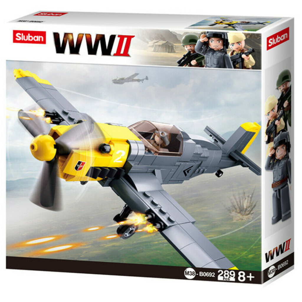 Klocki Wojsko Myśliwiec Messerschmitt BF 109 TOMDORIX