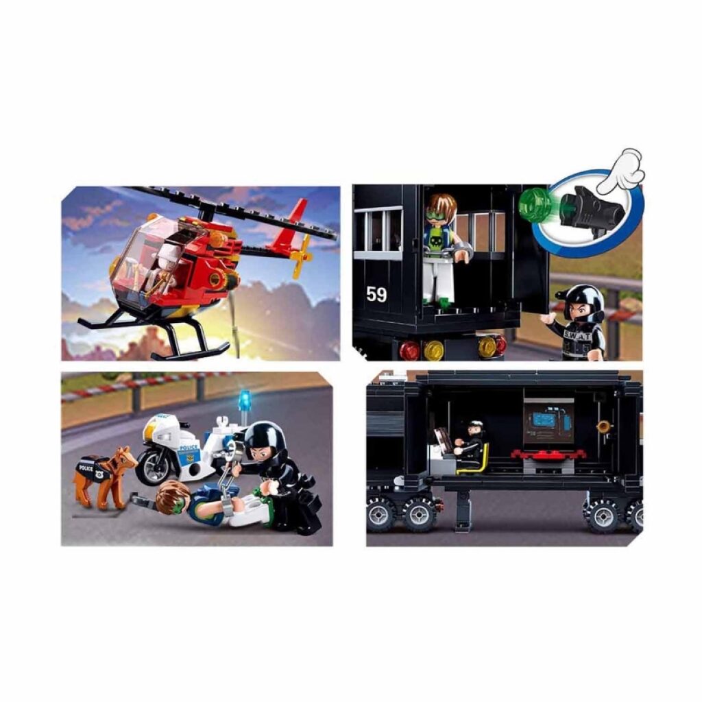 Klocki Policja Mobilne Centrum Dowodzenia TOMDORIX