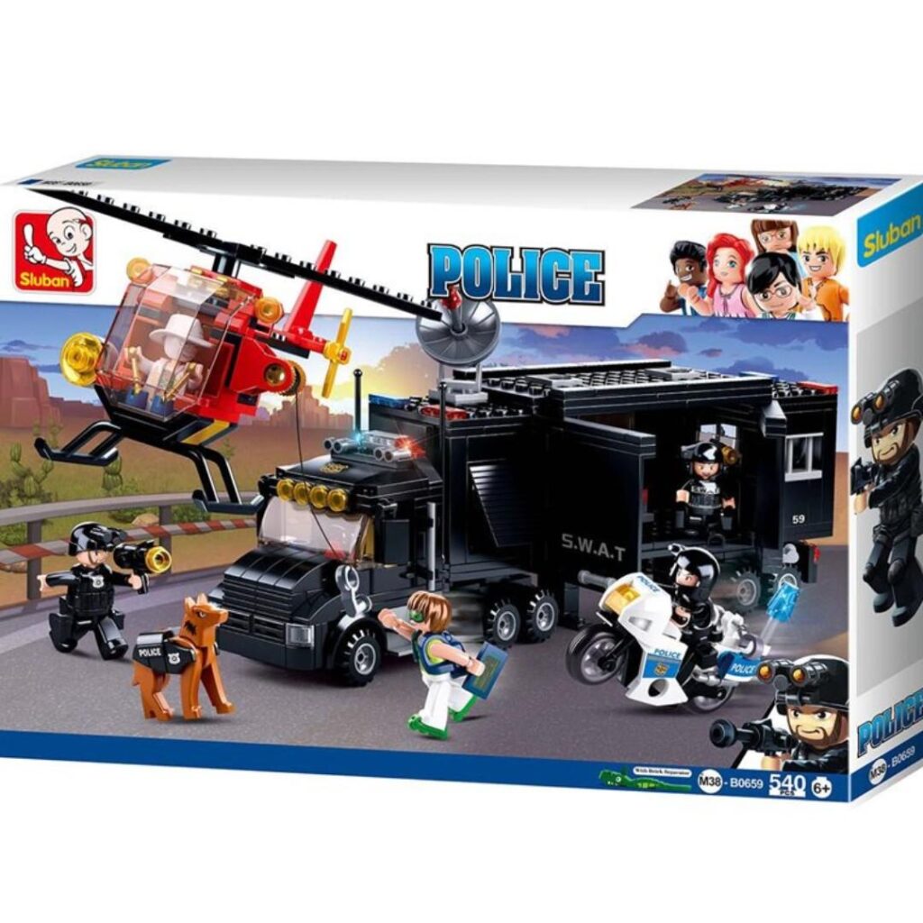 Klocki Policja Mobilne Centrum Dowodzenia TOMDORIX