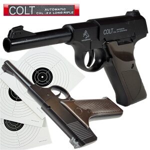 Colt Woodsman Pistolet Metalowy, Kulki 6mm Replika ASG Tomdorix