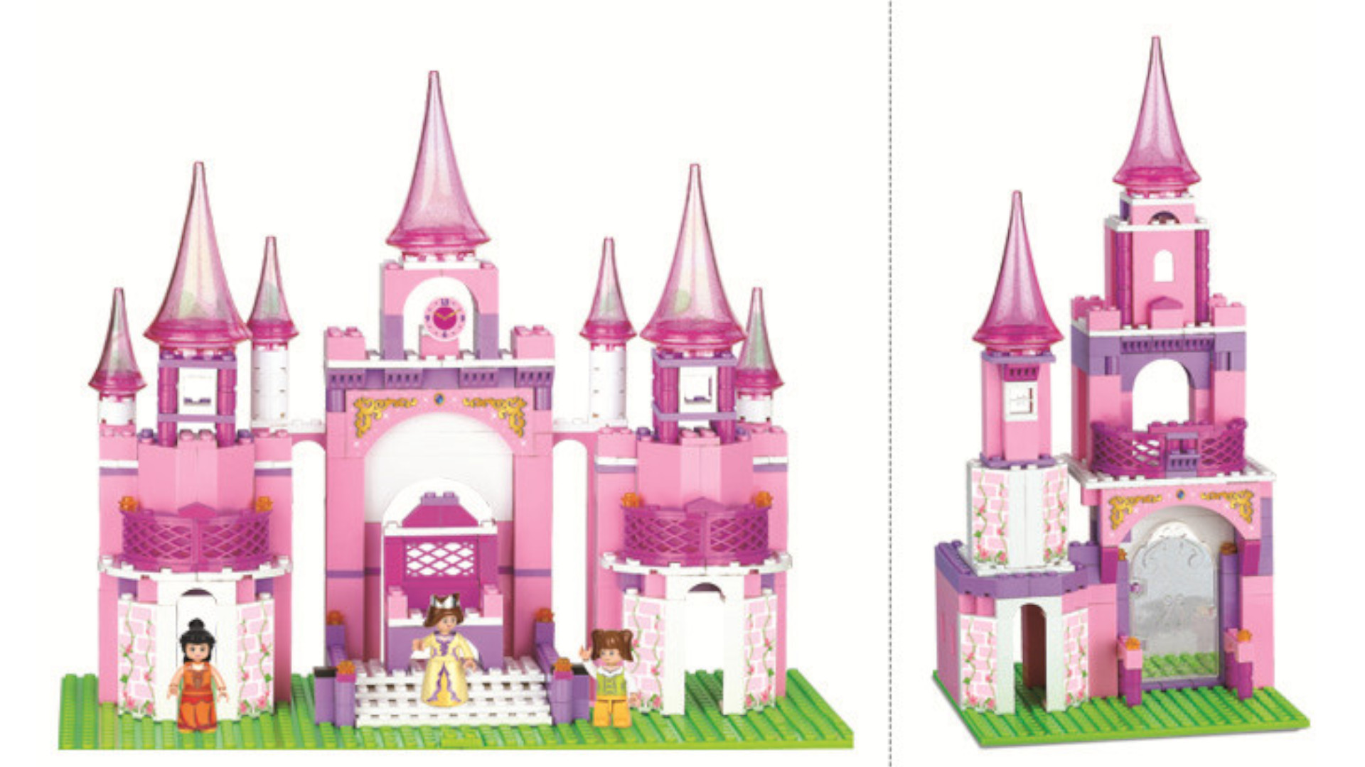Klocki Girls Dream Różowy Pałac Księżniczki Zamek DISNEY'A TOMDORIX