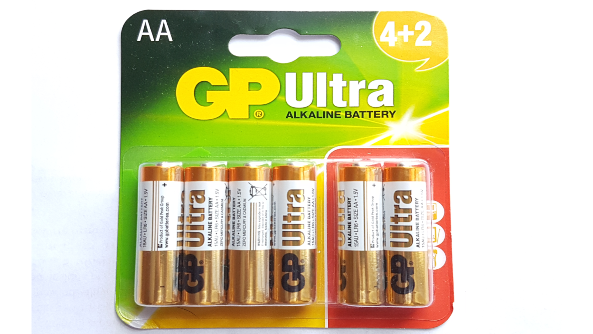 Baterie GP ULTRA ALKALICZNE AA R6 Paluszki Mocne tomdorix