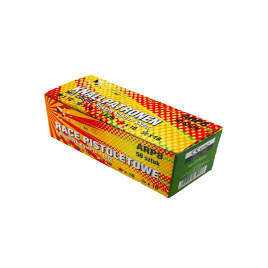 Race Pistoletowe Knallpatronen Mix Kolor+ Huk ARP8 do Pistolet Hukowy START 2 TOMDORIX
