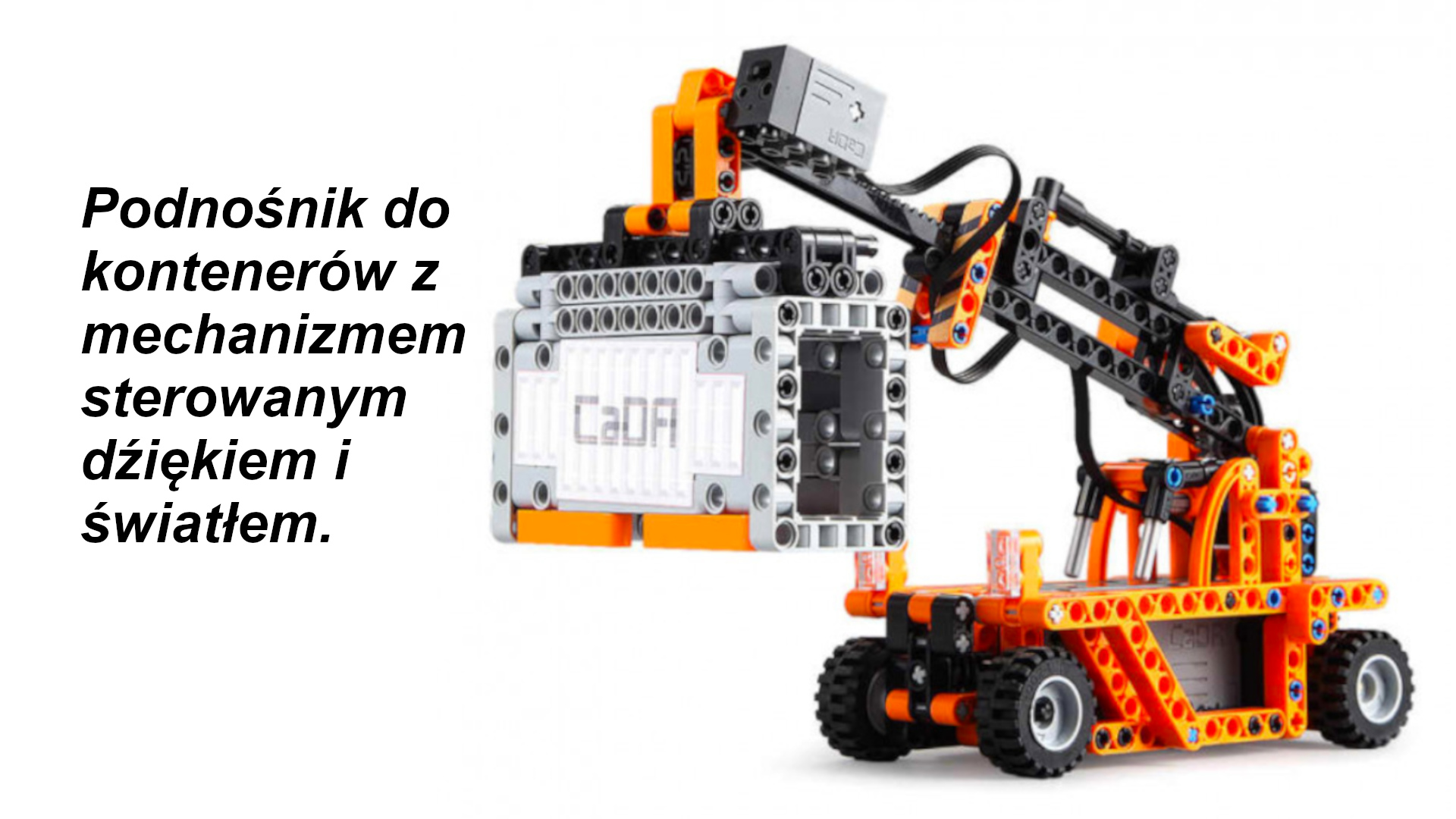 Klocki Lego Technic, Cada Double Maszyny Portowe Zdalnie Sterowane Ciężarówka TOMDORIX