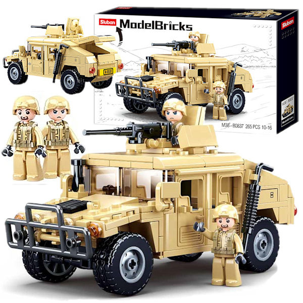 Klocki-Jeep-HAMER-Hummer-H2-Wojsko-Armia-TOMDORIX