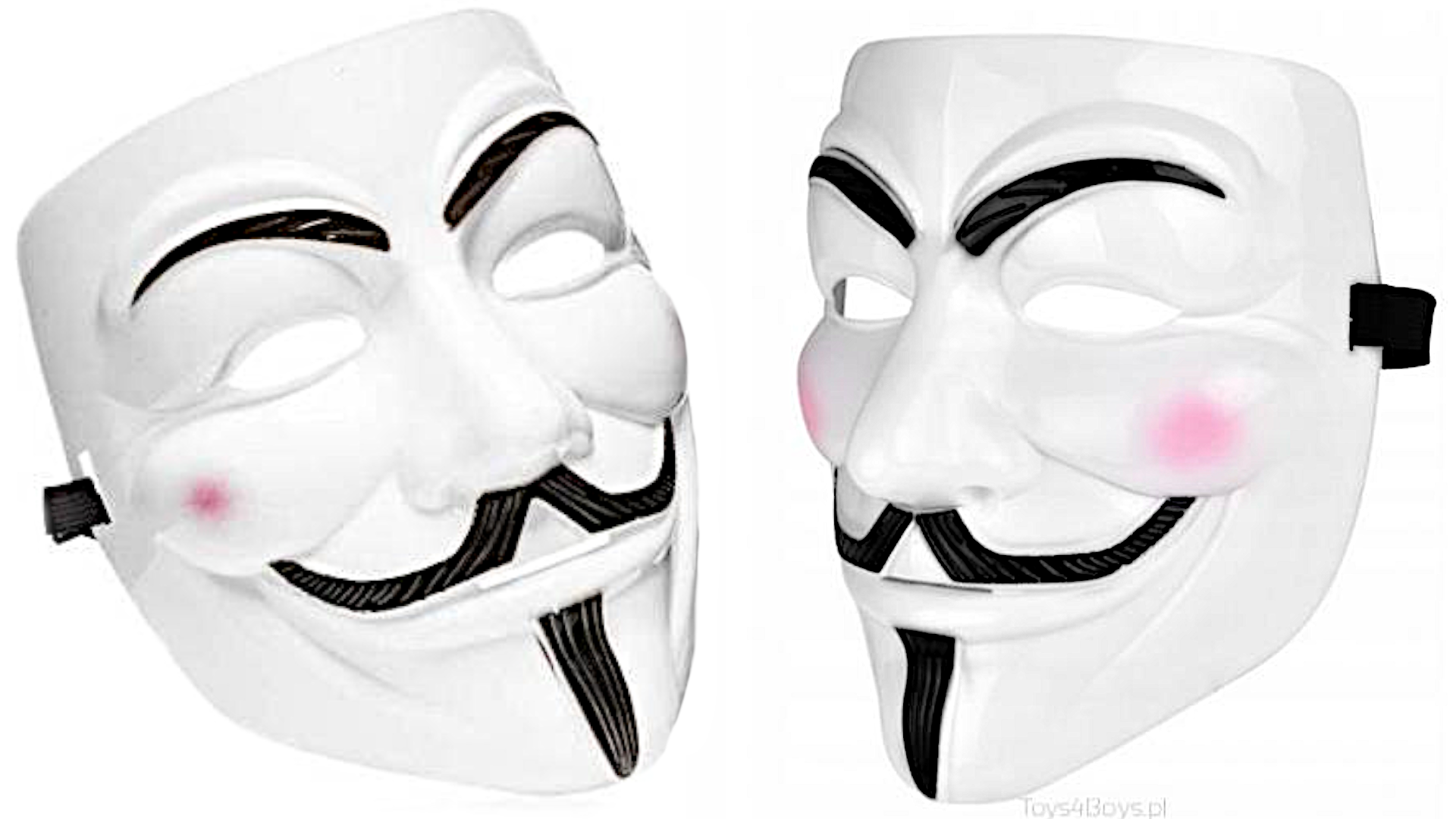 Maska PROTESTU Acta ANONYMOUS Vendetta Karnawał TOMDORIX
