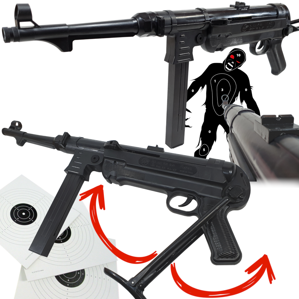MP-40 SCHMEISSER Replika ASG Pistolet Maszynowy Na Kulki 6mm