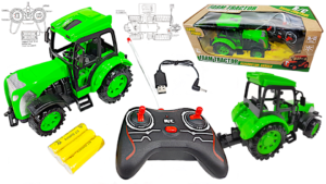 Traktor Ciągnik Zdalnie Sterowany Na Pilota RC, akumulator. Tomdorix