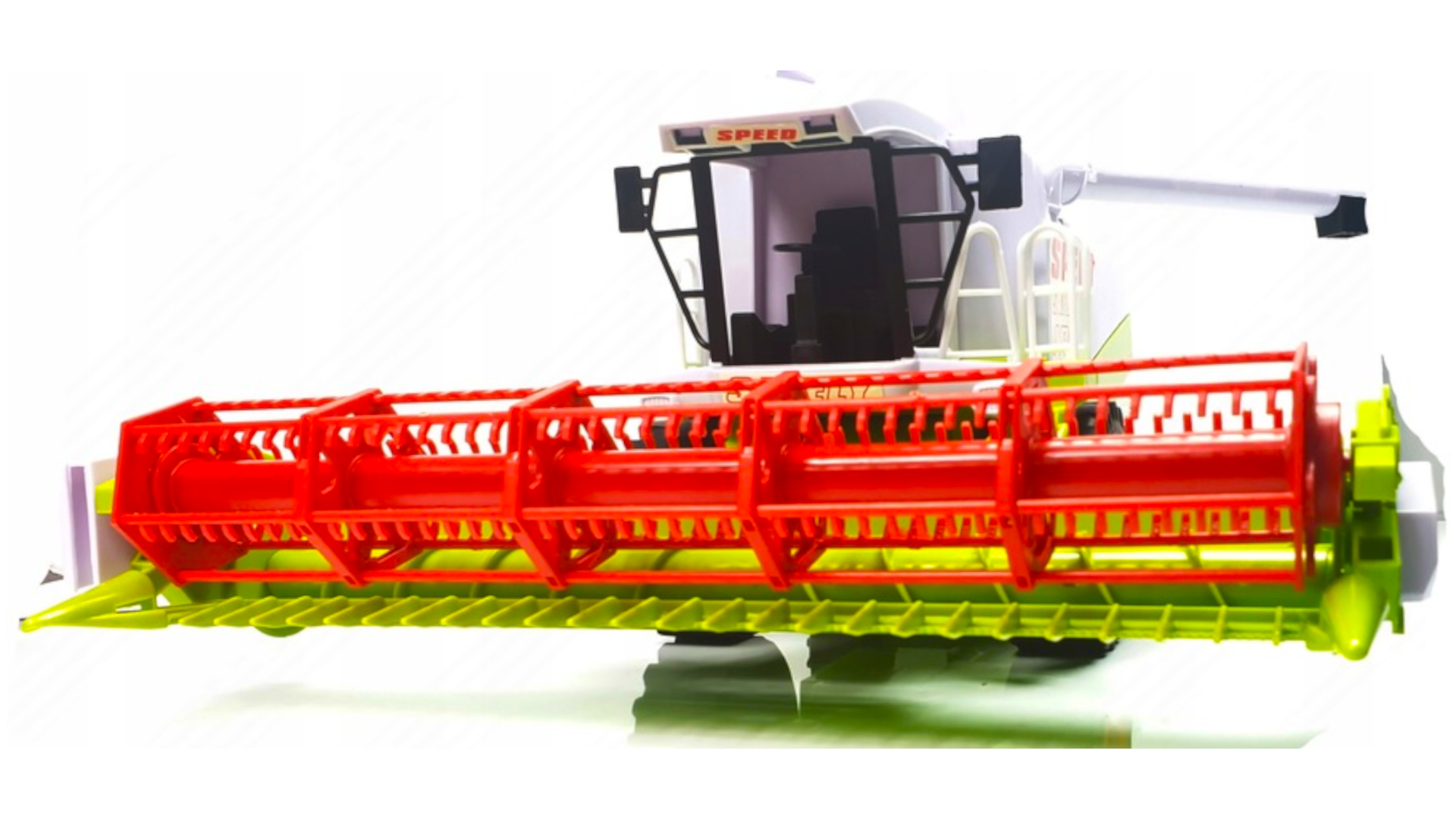 Duży Kombajn Zbożowy BIZON Zabawka Traktor z Napędem TOMDORIX