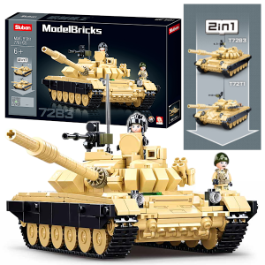 Klocki Czołg Rosyjski 2w1 T-72B3 T-72M1 Wojsko Tomdorix