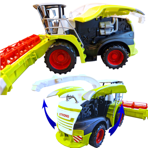 CLAAS Jaguar Kombajn Zbożowy Traktor Zabawka Ruchome Elementy TOMDORIX