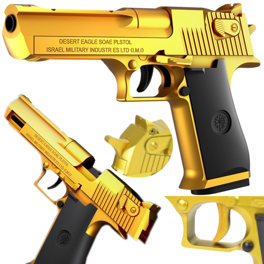Złoty Desert Eagle Replika ASG Pistolet Metalowy Na Kulki 6mm TOMDORIX