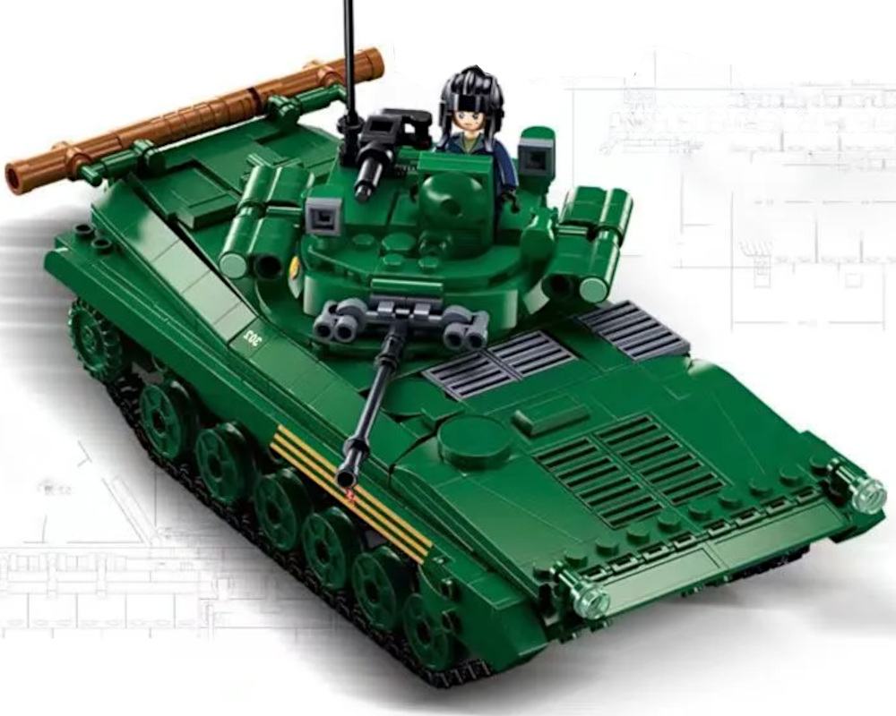 Klocki Czołg BMP-2MS Radziecki Bojowy Wóz Piechoty Wojsko Tomdorix
