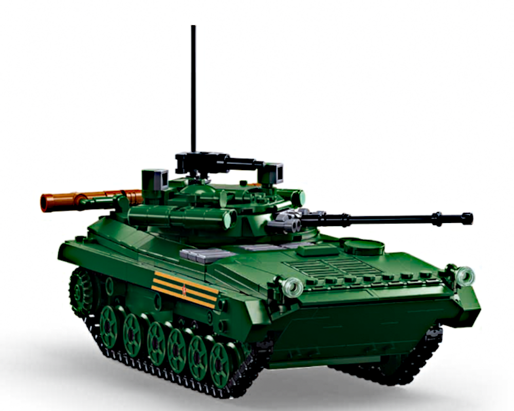 Klocki Czołg BMP-2MS Radziecki Bojowy Wóz Piechoty Wojsko Tomdorix