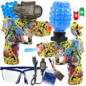 Pistolet Elektryczny na Kulki Żelowe Broń Automat Glock CSGO 5000szt kulki Tomdorix