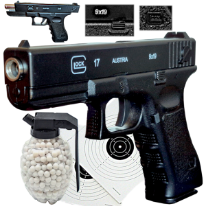 PISTOLET Glock 17 Gen. IV FULL METAL Na Kulki Replika Granat Tarcze Tomdorix