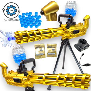 Karabin MINIGUN AUTOMAT Na Kulki Żelowe Orbeez Elektryk CS2 USB Tomdorix