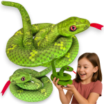 WĄŻ Pluszowy MAMBA Długa Przytulanka Maskotka Paluszak JAK ŻYWY Tomdorix