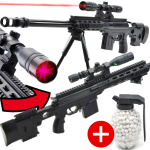 Ogromny Karabin Snajperski Na Kulki BARRETT M82 Aż 96 cm Replika ASG Luneta TOMDORIX