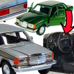 Auto Mercedes-Benz Klasa E W123 BECZKA Model Metalowy Welly Merol Legenda TOMDORIX
