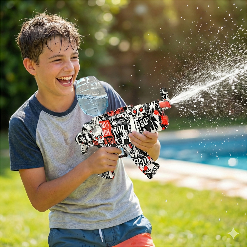 Pistolet Na Wodę Karabinek MP5 Automat Elektryczny Dla Dzieci TOMDORIX