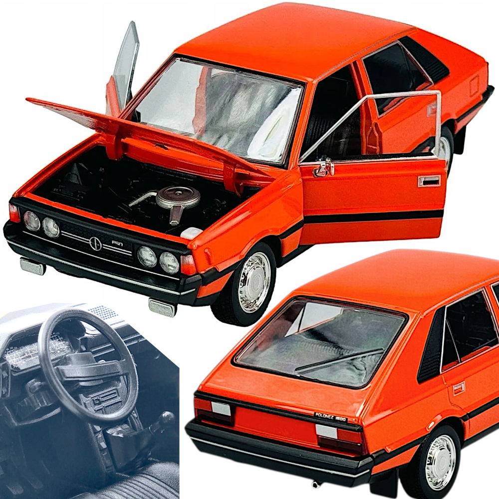FSO POLONEZ 1500 MR'78 Borewicz Welly – Duży Auto Model skala 124 Metal dł. 18cm PRL TOMDORIX