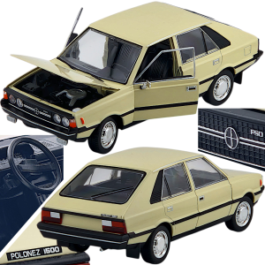 FSO POLONEZ 1500 MR'78 Borewicz Welly – Duży Auto Model skala 124 Metal dł. 18cm PRL TOMDORIX
