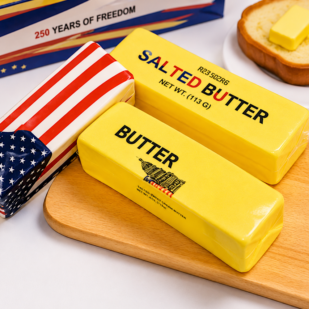 Duże MASŁO Gniotek Antystresowy Kostka MASŁA Salted Butter Squishy HIT TIK TOK 2026!