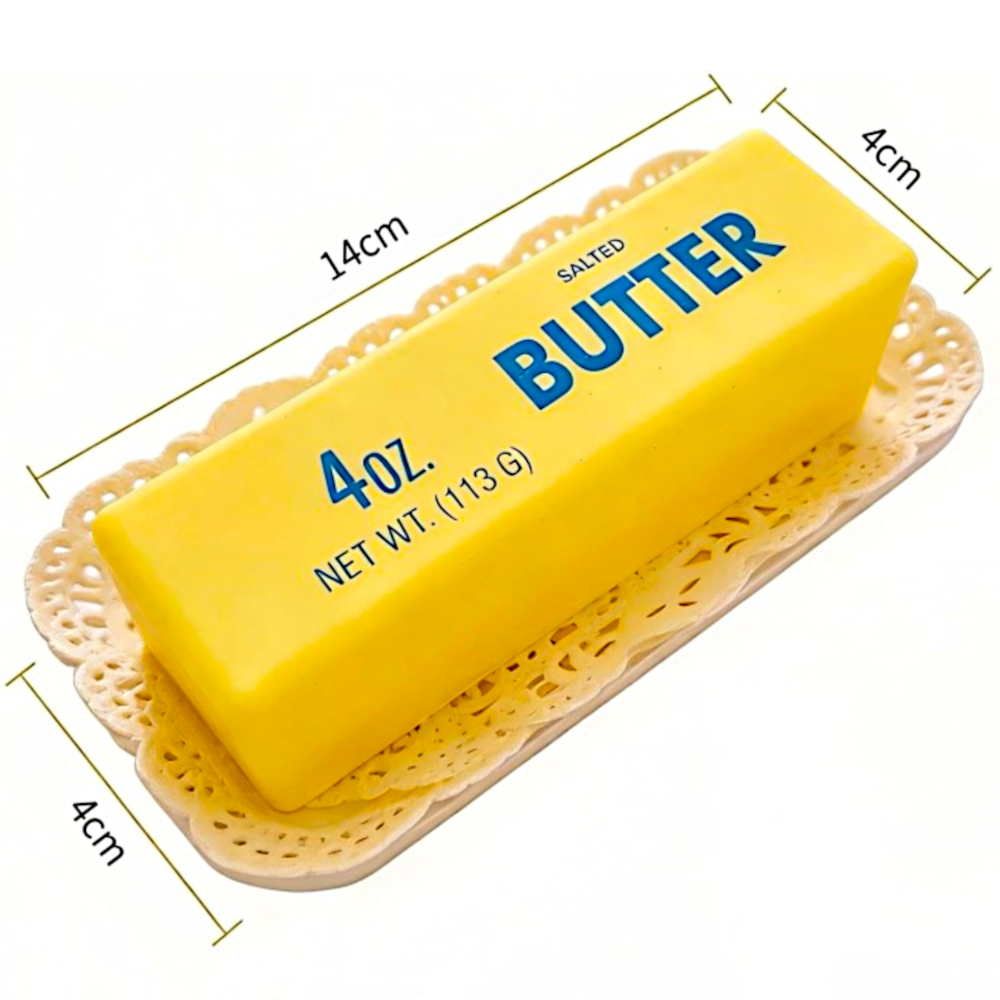 Duże MASŁO Gniotek Antystresowy Kostka MASŁA Salted Butter Squishy HIT TIK TOK 2026!