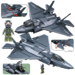 Klocki Myśliwiec J35 Army Stealth Fighter 155 335 elementów + Pilot Tomdorix