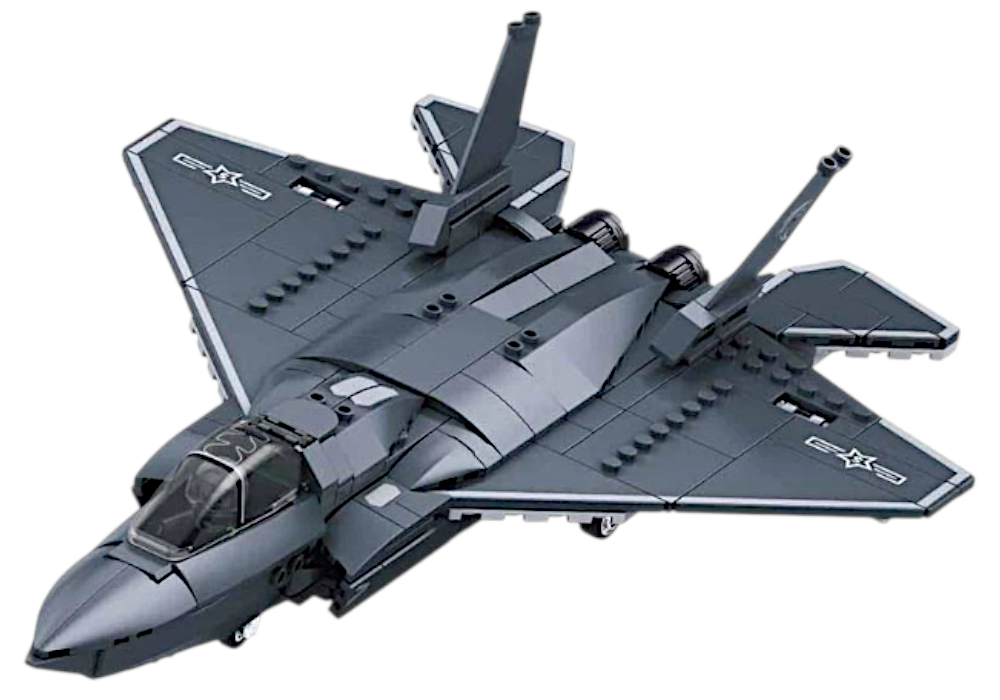 Klocki Myśliwiec J35 Army Stealth Fighter 155 335 elementów + Pilot Tomdorix