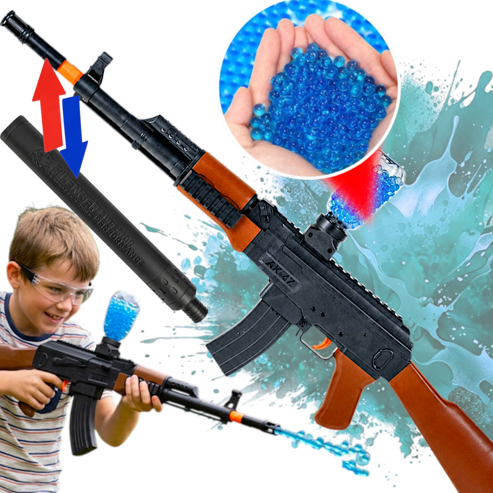 Karabin AK-47 Automat Na Kulki Naboje Żelowe Wodne Orbeez Bezpieczny pistolet TOMDORIX