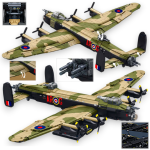 Klocki Bombowiec Avro Lancaster MkI - G Samolot Skala 144 1382 elem. Tomdorix