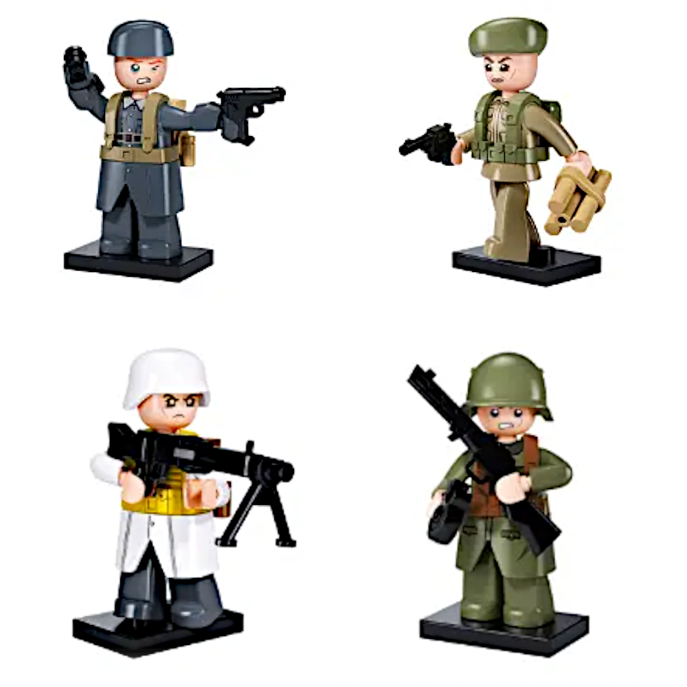 Klocki Figurki Żołnierze Wojsko Akcesor. Army 12 wer Tomdorix