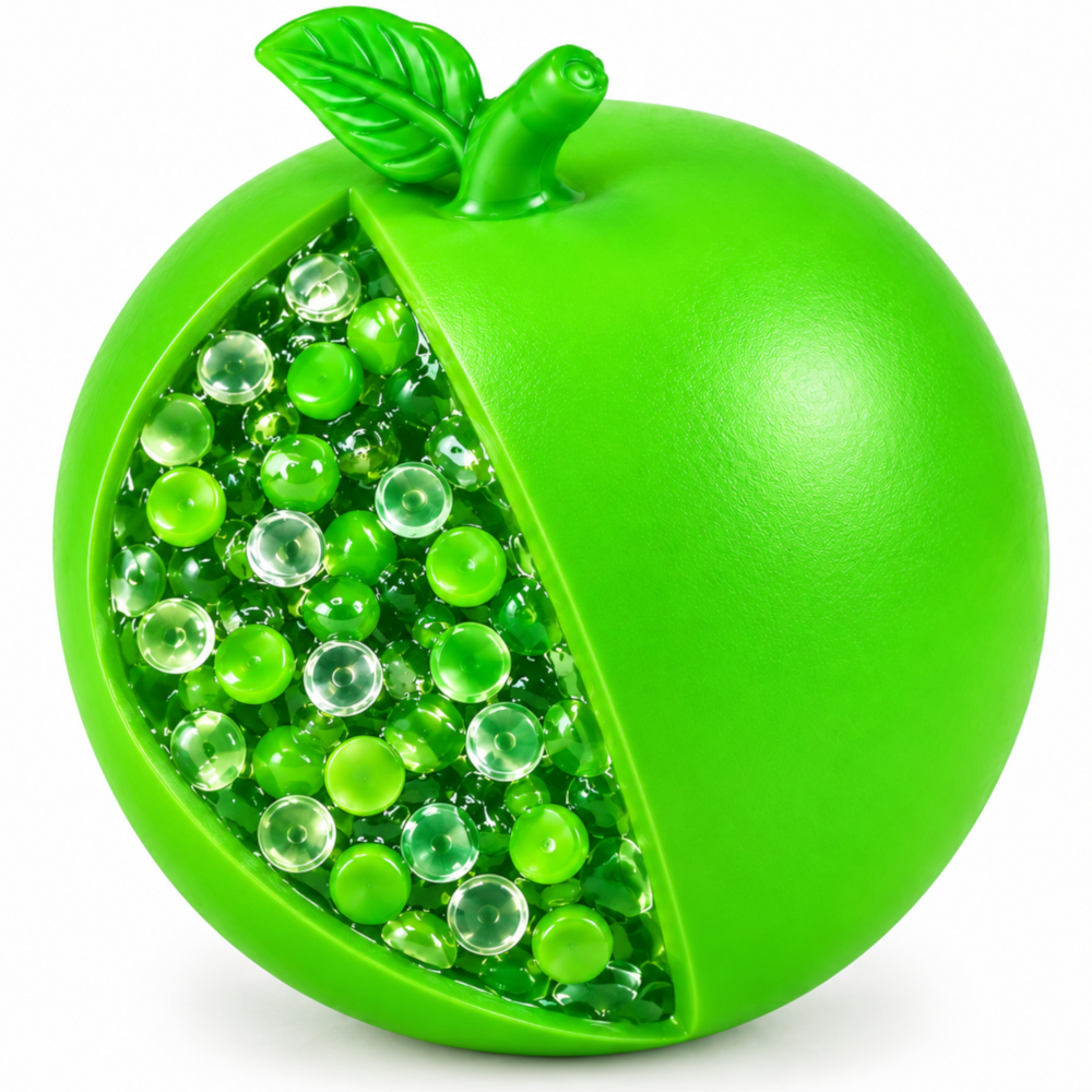 Gniotek JABŁKO CHRUPIĄCY Crunchy Squishy ASMR Sensoryczny Antystresowy 6,5CM 80g