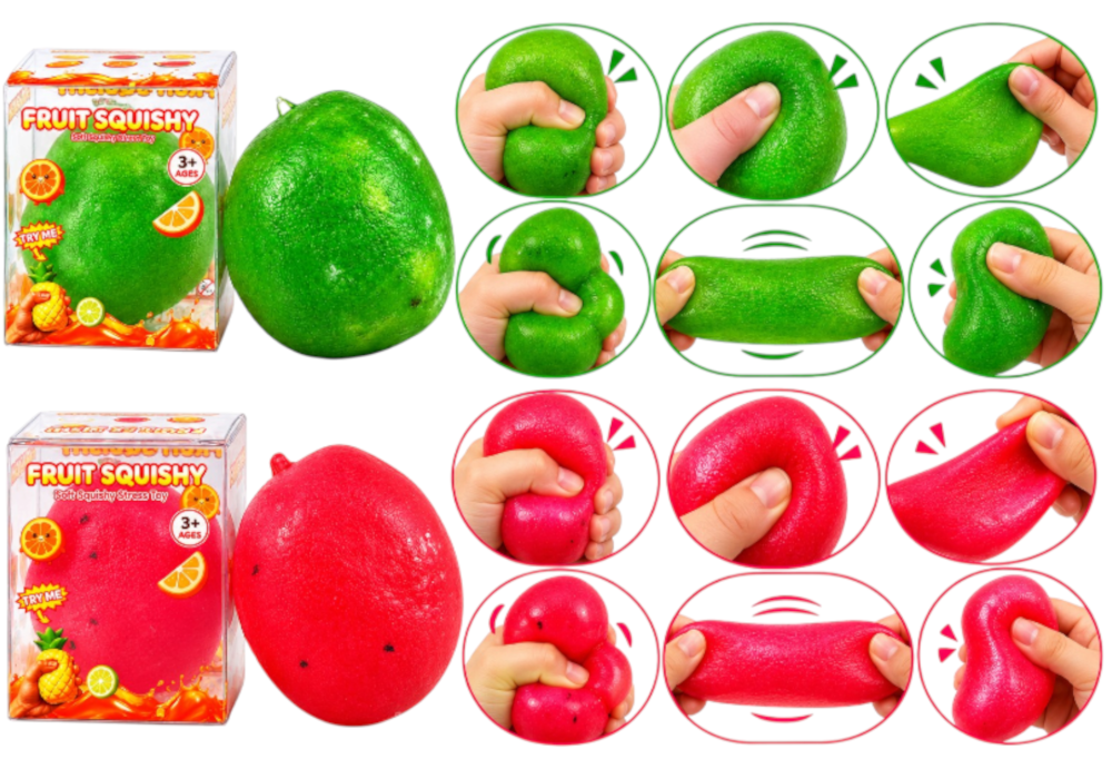 GNIOTEK SLUSHY Kruszony Lód Sorbet Owocowy Squishy Crunchy Sensoryczny ASMR TOMDORIX
