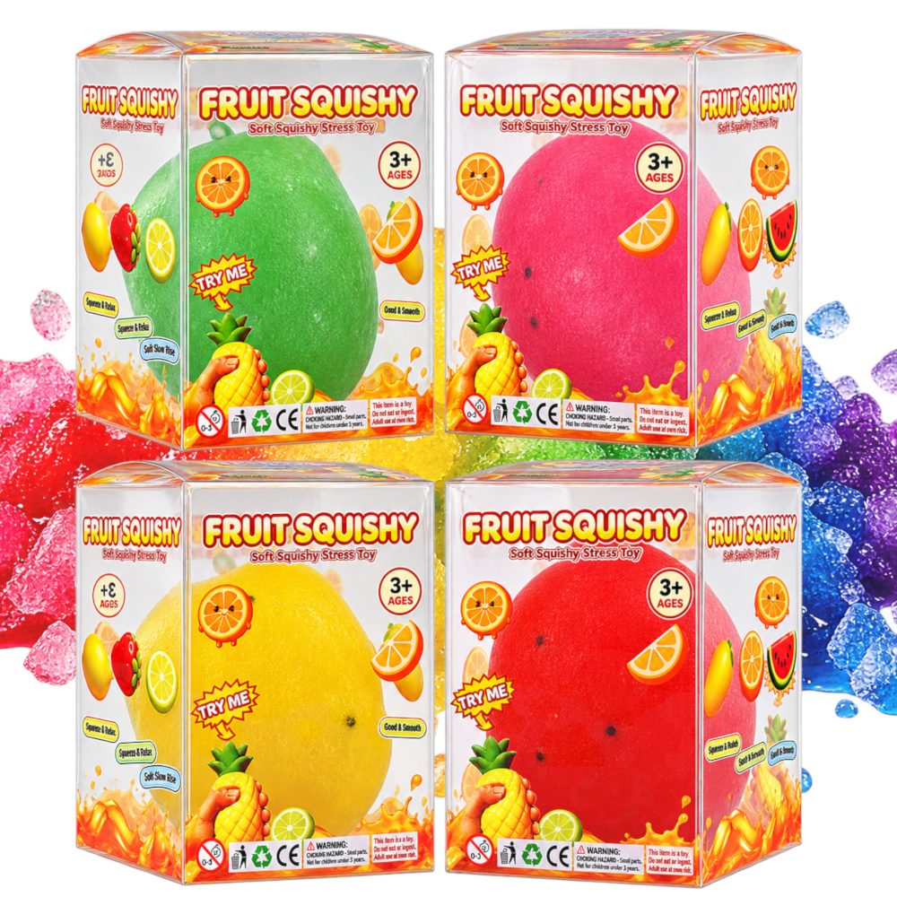 GNIOTEK SLUSHY Kruszony Lód Sorbet Owocowy Squishy Crunchy Sensoryczny ASMR TOMDORIX