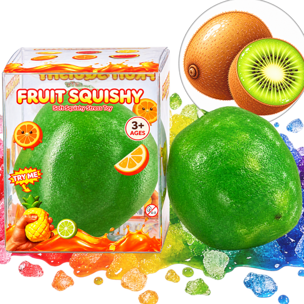 GNIOTEK SLUSHY Kruszony Lód Sorbet Owocowy Squishy Crunchy Sensoryczny ASMR TOMDORIX