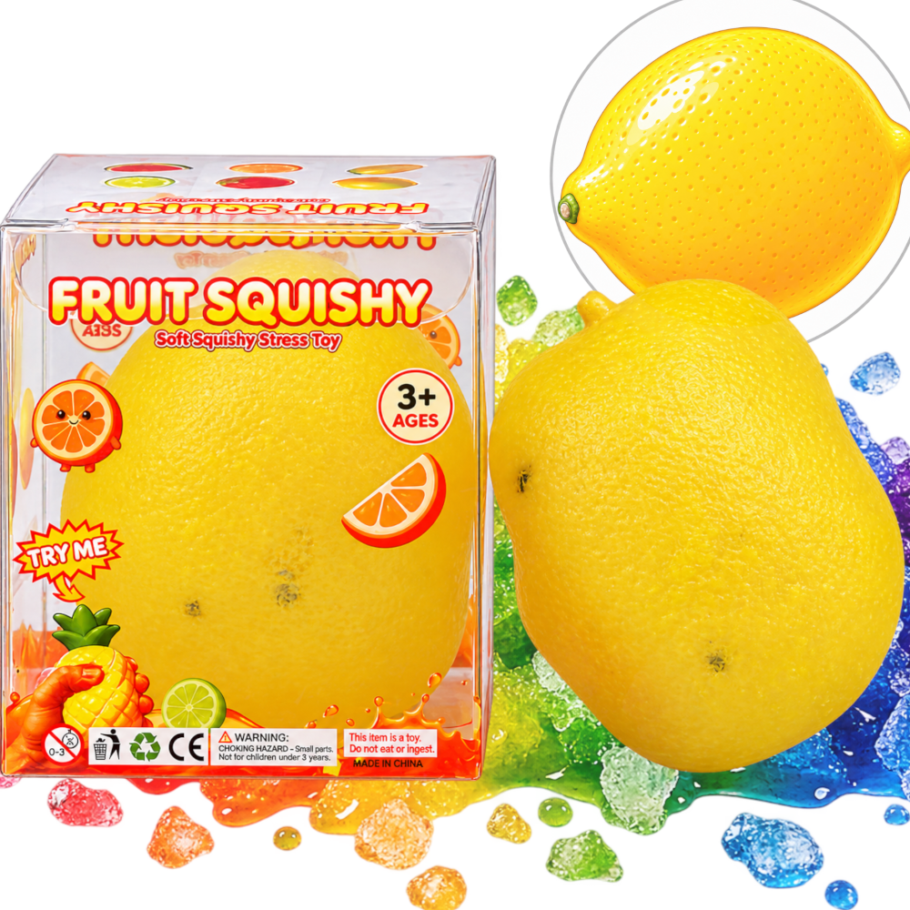 GNIOTEK SLUSHY Kruszony Lód Sorbet Owocowy Squishy Crunchy Sensoryczny ASMR TOMDORIX