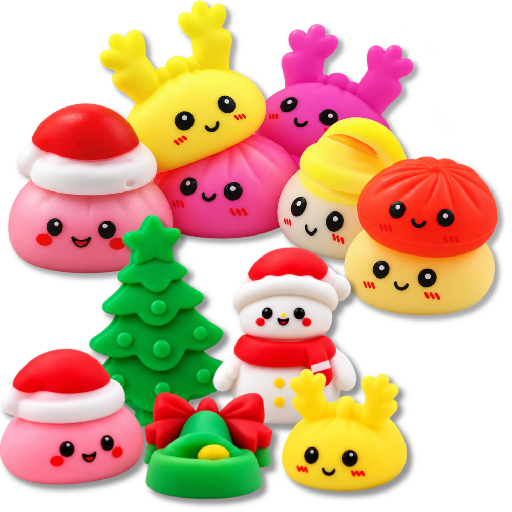 KALENDARZ ADWENTOWY 2026 24 Gniotki Pierogi Squishy Antystresowe Dla Dzieci TOMDORIX